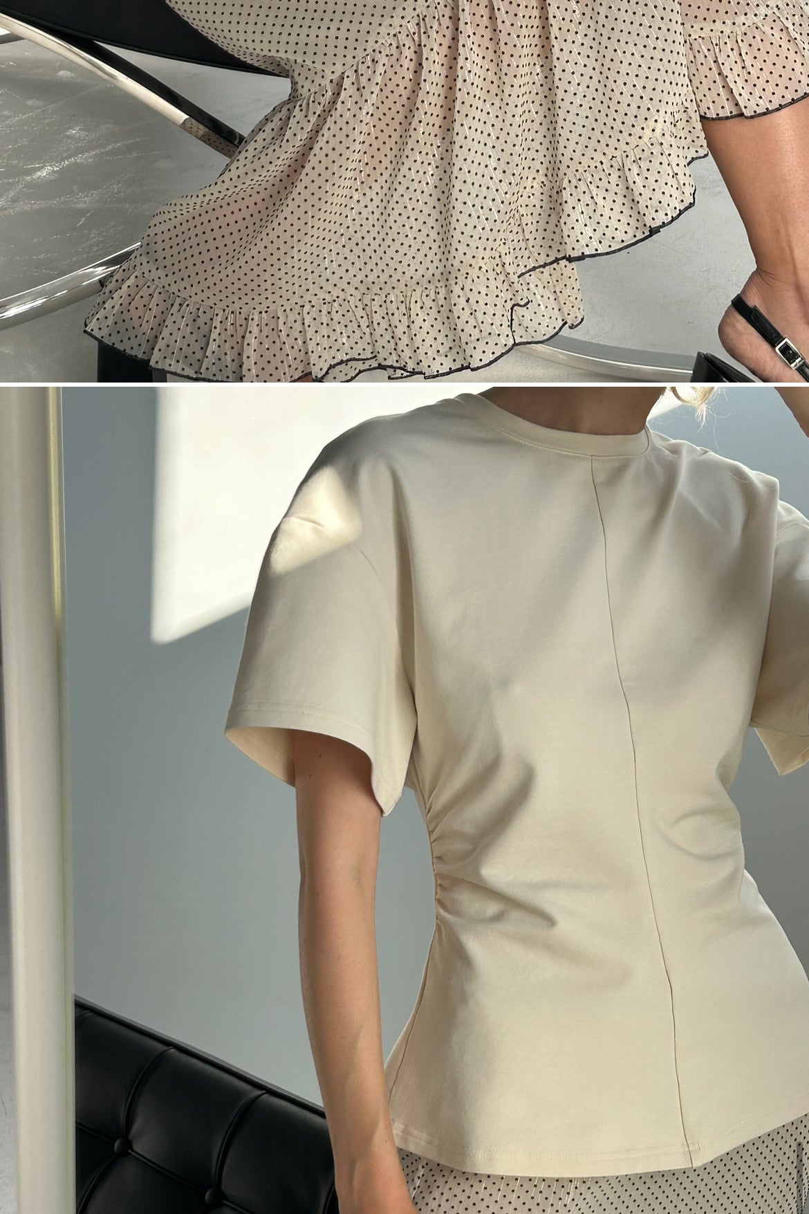 Chloe Cream T-shirt