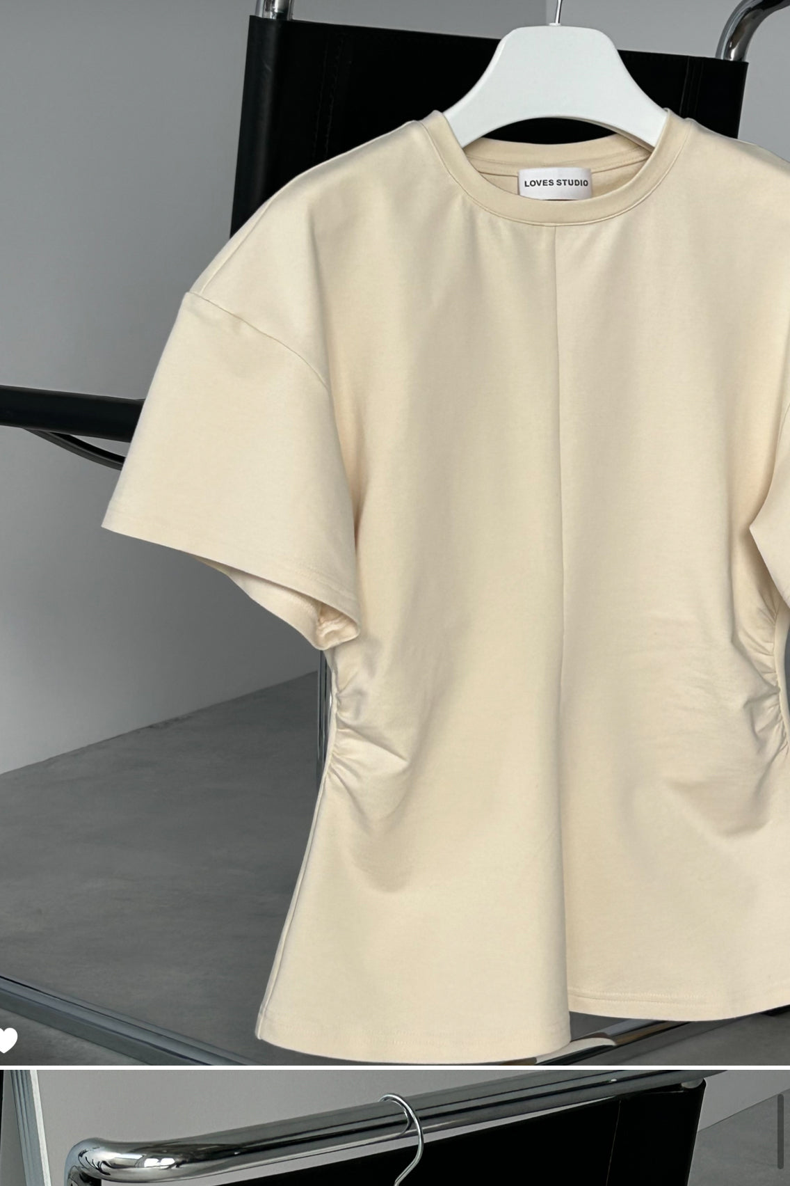 Chloe Cream T-shirt